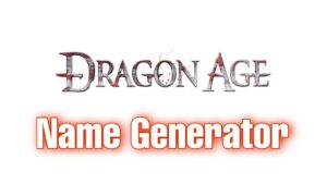 Dragon Age Name Generator