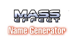 Mass Effect Name Generator