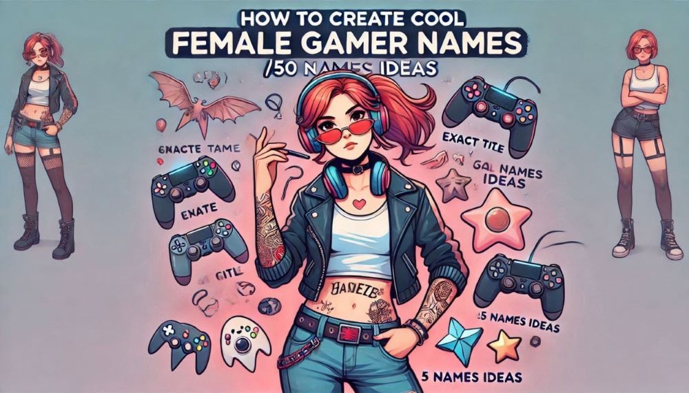 How To Create Cool Female Gamer Names 50 Names Ideas